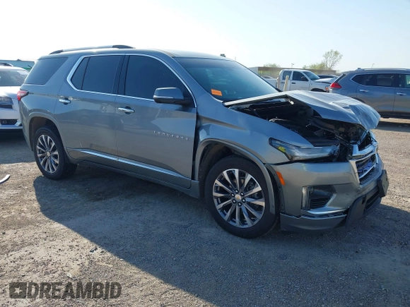 2023 Chevrolet Traverse Premier with VIN 1GNERKKW0PJ312419, listed as a IAAI auction lot 41941649 with 43,551 mi miles and . Bid and sale history available at DreamBid. Image 1.