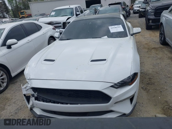 2022 Ford Mustang EcoBoost with VIN 1FA6P8TH7N5100487, listed as a IAAI auction lot 41948342 with 58,802 mi miles and . Bid and sale history available at DreamBid. Image 12.