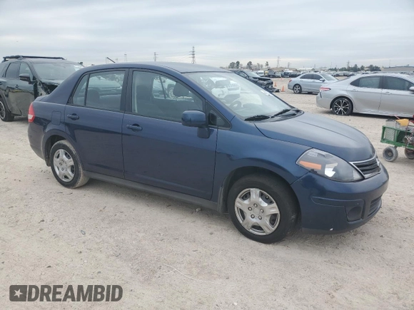 2009 Nissan Versa 1.8 S with VIN 3N1BC11E49L500200, listed as a Copart auction lot 87227464 with 215,170 mi miles and Salvage Title. Bid and sale history available at carsss.com. Image 4.