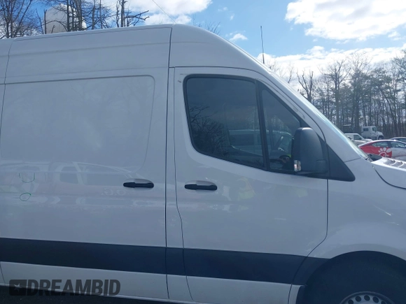 2023 Mercedes-Benz Sprinter Cargo Cargo with VIN W1Y40CHY2PT157028, listed as a IAAI auction lot 41709598 with 15,709 mi miles and . Bid and sale history available at carsss.com. Image 13.