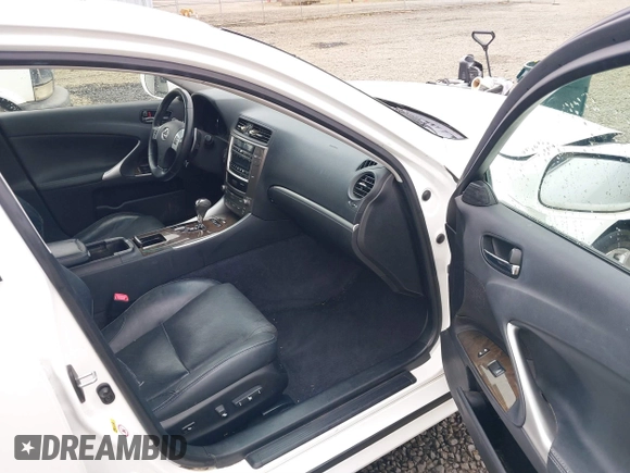 2012 Lexus IS 250 with VIN JTHCF5C24C5053845, listed as a IAAI auction lot 41738342 with 137,249 mi miles and . Bid and sale history available at DreamBid. Image 5.