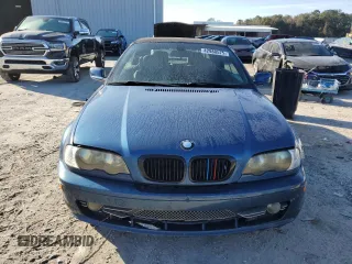 2002 BMW 3 Series 330Ci with VIN WBABS53482JU89630, listed as a Copart auction lot 42988575 with 184,467 mi miles and Salvage Title. Bid and sale history available at carsss.com. Image 5.