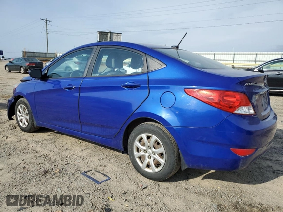 2013 Hyundai Accent GLS with VIN KMHCT4AE5DU400569, listed as a Copart auction lot 52620875 with 148,898 mi miles and Salvage Title. Bid and sale history available at carsss.com. Image 2.