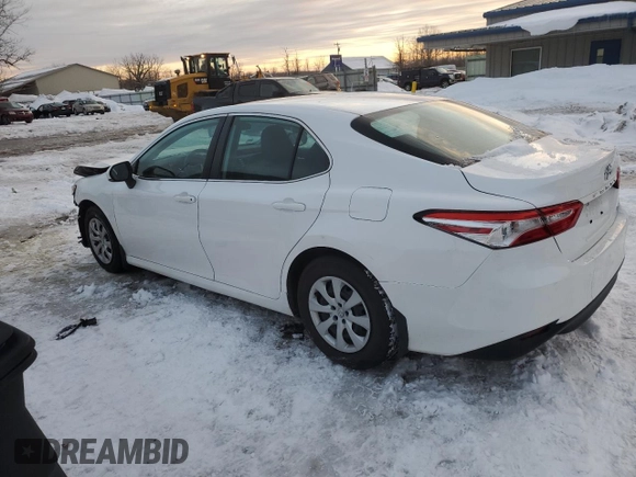 2019 Toyota Camry LE with VIN 4T1B11HK2KU818757, listed as a Copart auction lot 45773145 with 106,210 mi miles and Salvage Title. Bid and sale history available at carsss.com. Image 2.