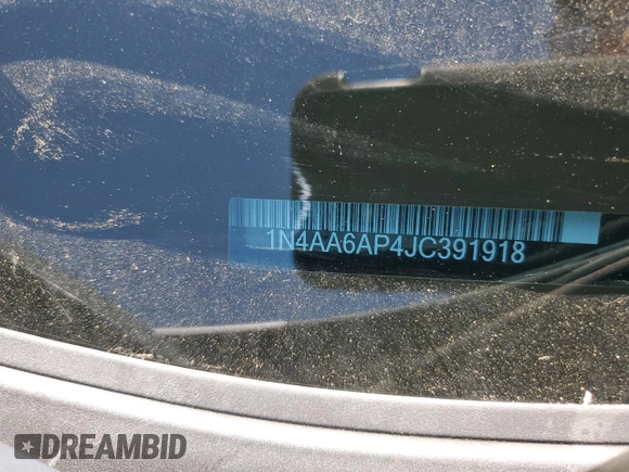 2018 Nissan Maxima SL с VIN 1N4AA6AP4JC391918, выставлен на аукционе Copart как лот 55095905 с пробегом 65 569 миль миль и Списание • Salvage title. История ставок и продаж доступна на DreamBid. Изображение 12.