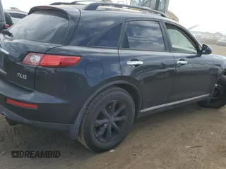 2006 Infiniti FX35 with VIN JNRAS08W06X210458, listed as a Copart auction lot 71851414 with 0 mi miles and Salvage Title. Bid and sale history available at carsss.com. Image 3.