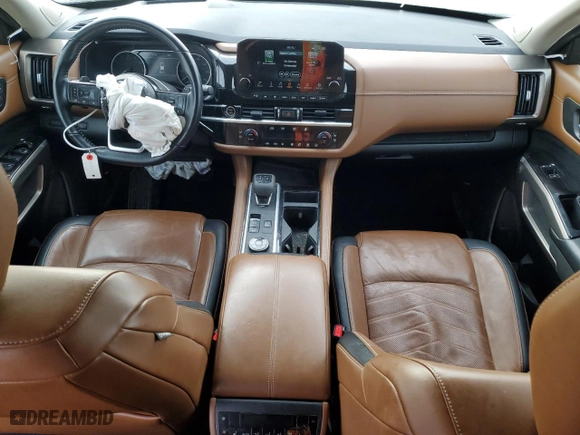2022 Nissan Pathfinder Platinum with VIN 5N1DR3DK8NC268591, listed as a Copart auction lot 48897585 with 80,851 mi miles and Salvage Title. Bid and sale history available at carsss.com. Image 8.