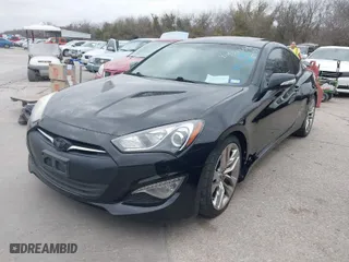 2013 Hyundai Genesis Coupe 3.8 R-Spec with VIN KMHHU6KJ9DU089240, listed as a IAAI auction lot 41451355 with 163,850 mi miles. Bid and sale history available at carsss.com. Image 2.