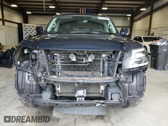 2022 Nissan Armada SL with VIN JN8AY2BCXN9160247, listed as a Copart auction lot 63918244 with 50,625 mi miles and Salvage Title. Bid and sale history available at carsss.com. Image 5.