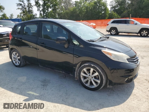 2014 Nissan Note S with VIN 3N1CE2CP2EL421847, listed as a Copart auction lot 55942485 with 89,068 mi miles and Clean Title. Bid and sale history available at DreamBid. Image 4.