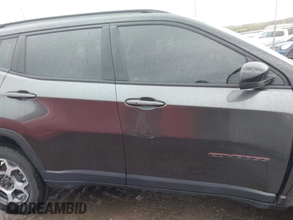 2022 Jeep Compass Trailhawk with VIN 3C4NJDDBXNT206118, listed as a IAAI auction lot 41945077 with 7,785 mi miles and . Bid and sale history available at DreamBid. Image 14.