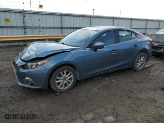 2016 Mazda Mazda3 i Touring with VIN JM1BM1V71G1346829, listed as a Copart auction lot 50033185 with 100,751 mi miles and Salvage Title. Bid and sale history available at carsss.com. Image 1.