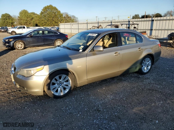 2004 BMW 5 Series 545iA with VIN WBANB335X4B112689, listed as a Copart auction lot 78789874 with 114,016 mi miles and Salvage Title. Bid and sale history available at carsss.com. Image 1.