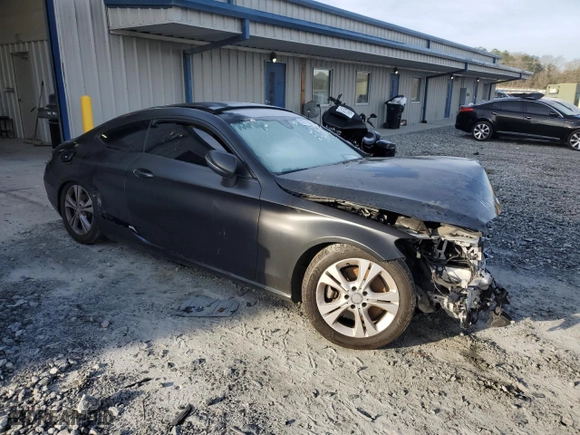 2017 Mercedes-Benz C-Class C 300 with VIN WDDWJ4KB6HF336621, listed as a Copart auction lot 45773675 with 81,745 mi miles and Salvage Title. Bid and sale history available at carsss.com. Image 4.