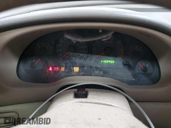 2002 Ford Mustang Deluxe with VIN 1FAFP44442F206292, listed as a Copart auction lot 58987095 with 115,245 mi miles and Non repairable. Bid and sale history available at DreamBid. Image 9.