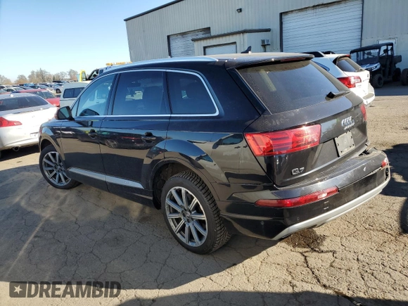 2019 Audi Q7 Premium Plus with VIN WA1LAAF76KD000482, listed as a Copart auction lot 89412715 with 62,442 mi miles and Salvage Title. Bid and sale history available at carsss.com. Image 2.
