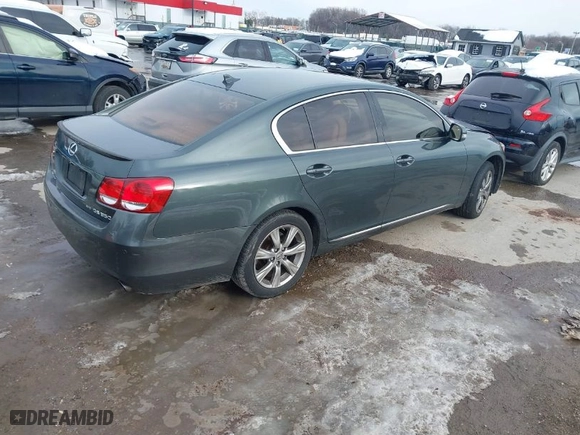 2008 Lexus GS 350 with VIN JTHCE96S780018811, listed as a IAAI auction lot 41269527 with 59,655 mi miles. Bid and sale history available at carsss.com. Image 4.