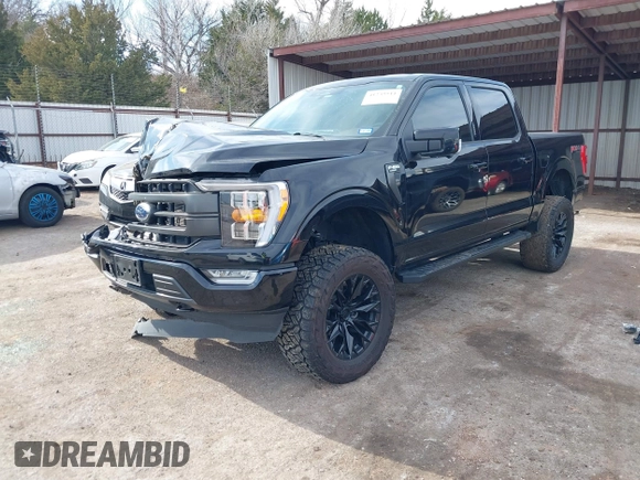 2023 Ford F-150 XL with VIN 1FTFW1E88PKE81241, listed as a IAAI auction lot 41235511 with 14,896 mi miles. Bid and sale history available at carsss.com. Image 18.