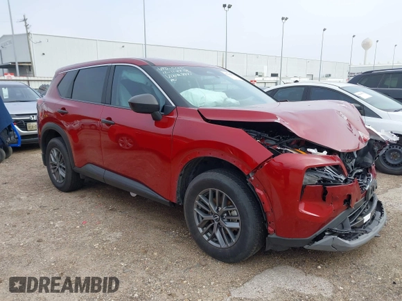 2023 Nissan Rogue S with VIN 5N1BT3AAXPC809941, listed as a IAAI auction lot 41145472 with 54,095 mi miles and . Bid and sale history available at DreamBid. Image 1.