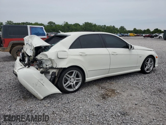2012 Mercedes-Benz E 350 Luxury with VIN WDDHF5KB9CA590720, listed as a Copart auction lot 56544155 with 187,826 mi miles and Salvage title. Bid and sale history available at DreamBid. Image 3.