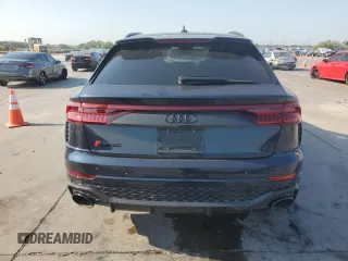 2024 Audi RS Q8 z VIN WU1ARBF17RD005713, wystawiony jako Copart lot #65472944 z przebiegiem 1249 mil mil oraz Szkody całkowita. Historia ofert i sprzedaży dostępna na DreamBid. Obrazek 6.