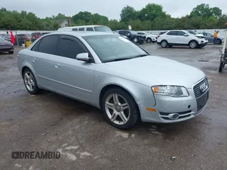 2007 Audi A4 2.0T с VIN WAUDF78E57A222527, выставлен на аукционе IAAI как лот 42345154 с пробегом 96 881 миль миль и . История ставок и продаж доступна на DreamBid. Изображение 1.