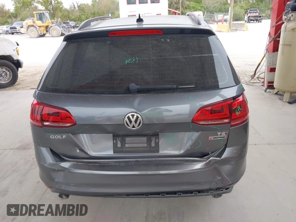 2017 Volkswagen Golf SportWagen S with VIN 3VWU17AU6HM528933, listed as a IAAI auction lot 41319147 with 66,438 mi miles. Bid and sale history available at carsss.com. Image 6.