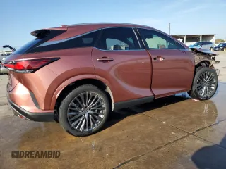 2023 Lexus RX with VIN 2T2BBMCA8PC003786, listed as a Copart auction lot 85066124 with 12,823 mi miles and Clean Title. Bid and sale history available at carsss.com. Image 3.