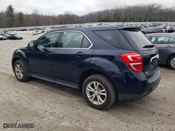 2017 Chevrolet Equinox LS with VIN 2GNFLEEK5H6262728, listed as a Copart auction lot 51841805 with 54,176 mi miles and Salvage Title. Bid and sale history available at carsss.com. Image 2.