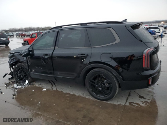 2024 Kia Telluride SX Prestige X-Line with VIN 5XYP5DGC2RG472294, listed as a Copart auction lot 87629975 with 16,231 mi miles and Salvage Title. Bid and sale history available at carsss.com. Image 2.