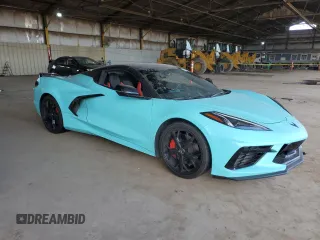 2021 Chevrolet Corvette 3LT with VIN 1G1YC3D4XM5105039, listed as a Copart auction lot 47471115 with Not provided miles and Salvage title. Bid and sale history available at DreamBid. Image 4.
