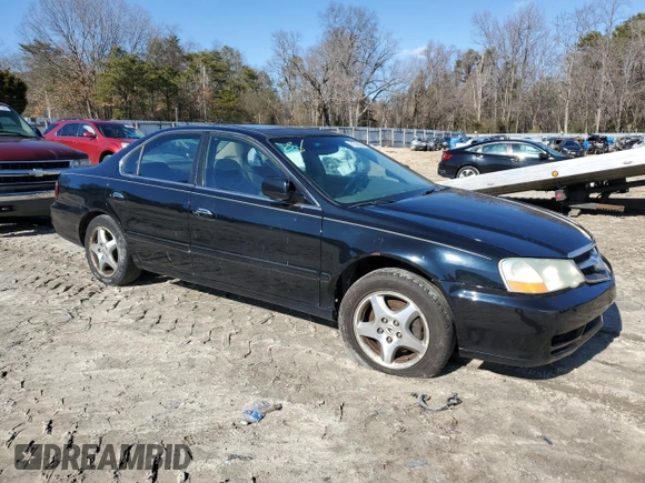 2002 Acura TL w/Navigation with VIN 19UUA567X2A047504, listed as a Copart auction lot 81586304 with 0 mi miles and Non Repairable. Bid and sale history available at carsss.com. Image 4.