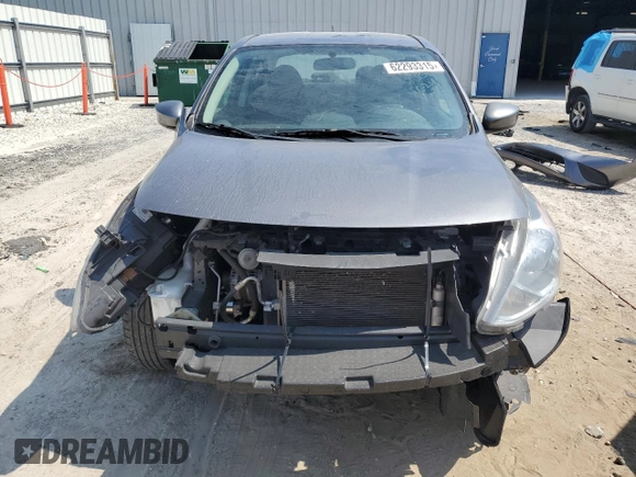 2017 Nissan Versa S with VIN 3N1CN7AP6HL849747, listed as a Copart auction lot 62293315 with 155,324 mi miles and Salvage title. Bid and sale history available at DreamBid. Image 5.