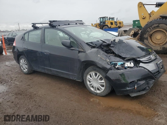2010 Honda Insight LX with VIN JHMZE2H59AS022362, listed as a Copart auction lot 59442435 with 161,009 mi miles and Salvage title. Bid and sale history available at DreamBid. Image 4.