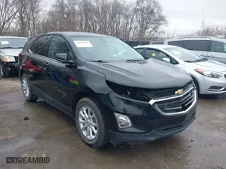 2020 Chevrolet Equinox LT with VIN 3GNAXJEV1LL174670, listed as a IAAI auction lot 41697955 with 56,125 mi miles. Bid and sale history available at carsss.com. Image 1.