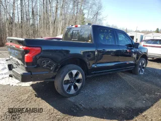 2023 Ford F-150 Lightning Pro z VIN 1FT6W1EV3PWG03292, wystawiony jako Copart lot #48454435 z przebiegiem 41 714 mil mil oraz Tytuł czysty. Historia ofert i sprzedaży dostępna na DreamBid. Obrazek 3.