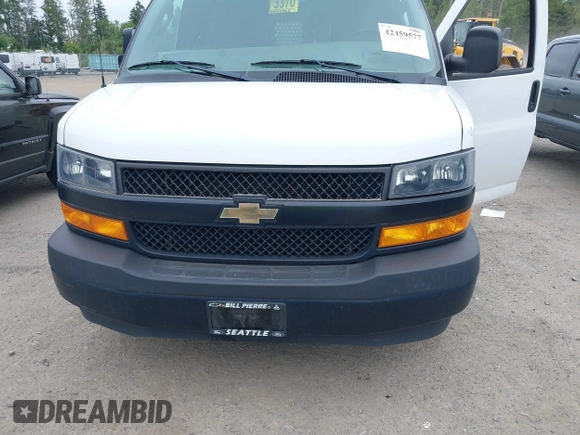 2019 Chevrolet Express Cargo z VIN 1GCWGAFP7K1189100, wystawiony jako IAAI lot #42459577 z przebiegiem 95 789 mil mil oraz . Historia ofert i sprzedaży dostępna na DreamBid. Obrazek 6.