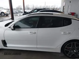 2023 Kia Stinger GT2 with VIN KNAE55LCXP6135128, listed as a IAAI auction lot 41281782 with 6,272 mi miles. Bid and sale history available at carsss.com. Image 14.