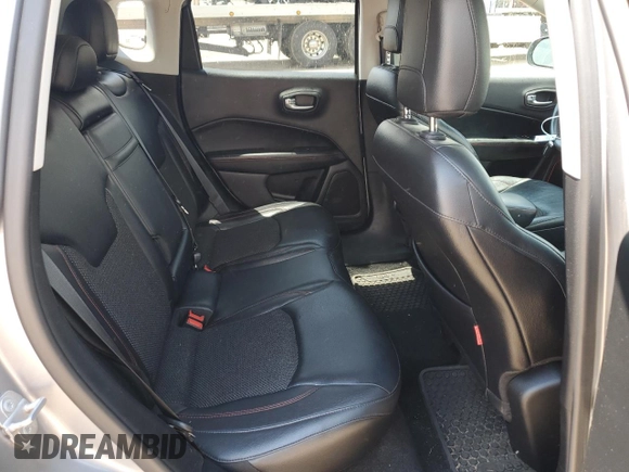 2017 Jeep Compass Trailhawk with VIN 3C4NJDDB1HT646751, listed as a Copart auction lot 62583555 with 99,974 mi miles and Salvage title. Bid and sale history available at DreamBid. Image 10.