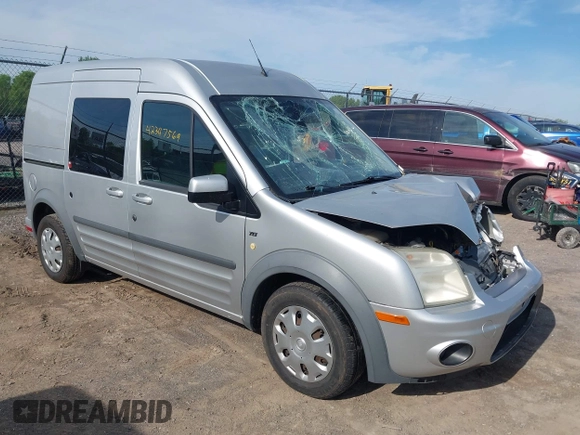 2012 Ford Transit Connect XLT with VIN NM0KS9BNXCT107735, listed as a IAAI auction lot 42347569 with 108,386 mi miles and . Bid and sale history available at DreamBid. Image 1.