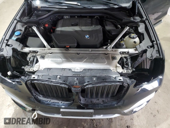 2020 BMW X3 xDrive30i with VIN 5UXTY5C06LLT36722, listed as a Copart auction lot 49319585 with 49,063 mi miles and Salvage Title. Bid and sale history available at DreamBid. Image 12.