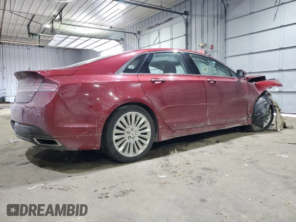 2016 Lincoln MKZ with VIN 3LN6L2JK6GR621911, listed as a Copart auction lot 42857065 with 122,074 mi miles and Salvage Title. Bid and sale history available at carsss.com. Image 3.
