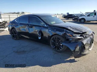 2022 Lexus ES 300h F Sport with VIN 58AGA1C19NU018460, listed as a Copart auction lot 88367985 with 26,807 mi miles and Salvage title. Bid and sale history available at DreamBid. Image 4.
