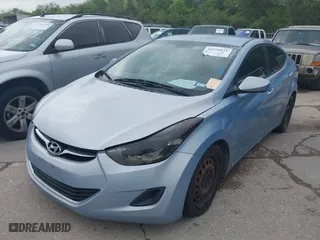 2013 Hyundai Elantra Limited with VIN KMHDH4AE1DU644693, listed as a IAAI auction lot 41950831 with 159,892 mi miles. Bid and sale history available at carsss.com. Image 2.