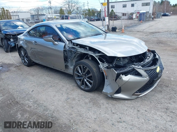 2020 Lexus RC with VIN JTHSZ5DCXL5010394, listed as a IAAI auction lot 41879283 with 22,112 mi miles and . Bid and sale history available at DreamBid. Image 1.