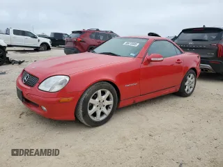 2002 Mercedes-Benz SLK-Class 2.3L Kompressor with VIN WDBKK49F22F240019, listed as a Copart auction lot 88418885 with 55,974 mi miles and Clean Title. Bid and sale history available at carsss.com. Image 1.
