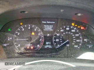 2007 Lexus LS 460 with VIN JTHBL46F675004312, listed as a Copart auction lot 59763745 with 138,575 mi miles and Salvage title. Bid and sale history available at DreamBid. Image 9.
