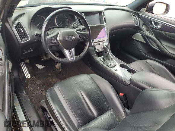 2017 Infiniti Q60 Sport z VIN JN1EV7EK8HM363406, wystawiony jako Copart lot #46192505 z przebiegiem 58 087 mil mil oraz Czysty tytuł • Clean title. Historia ofert i sprzedaży dostępna na DreamBid. Obrazek 8.