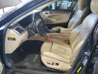 2017 Genesis G80 3.8L z VIN KMHGN4JE7HU206515, wystawiony jako Copart lot #57493675 z przebiegiem 115 108 mil mil oraz Szkoda całkowita • Salvage title. Historia ofert i sprzedaży dostępna na DreamBid. Obrazek 7.