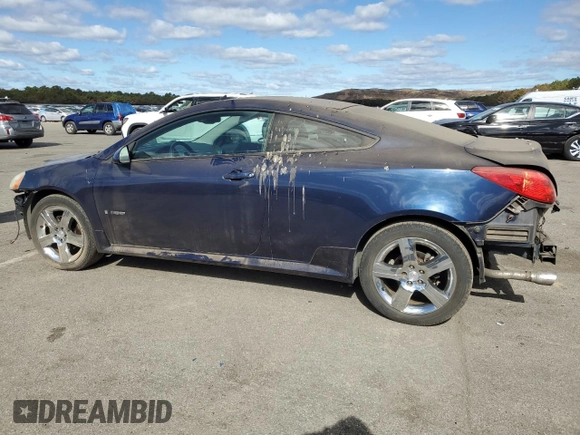 2008 Pontiac G6 GXP with VIN 1G2ZM177X84198101, listed as a Copart auction lot 74971834 with 46,765 mi miles and Salvage Title. Bid and sale history available at carsss.com. Image 2.